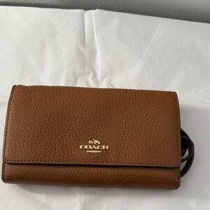 Coach Tan Leather Women's Wallet